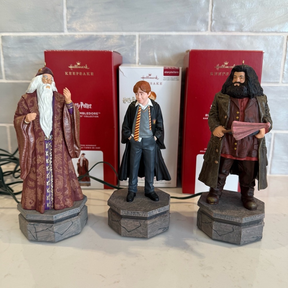HALLMARK Harry Potter 2019/20 Storytellers Keepsake Light Sound Power Figurines
